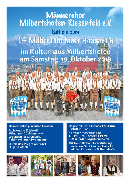 Plakat für Hoagartn