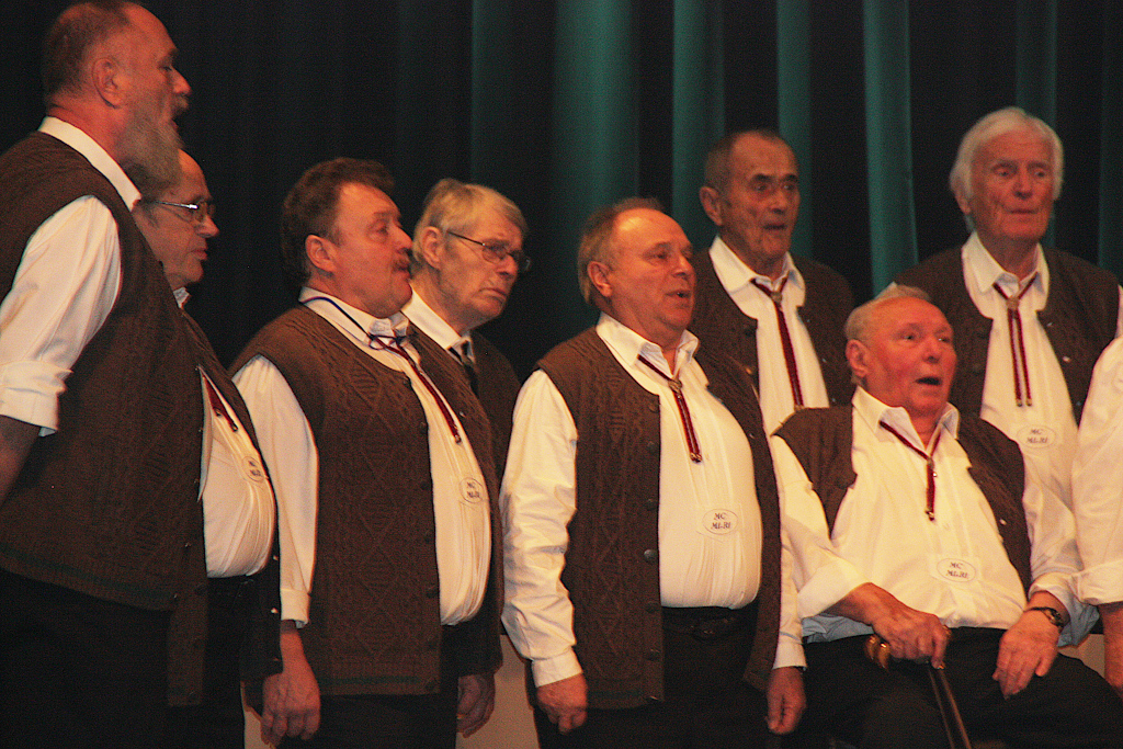 Chor - Tenöre bei Verabschiedung