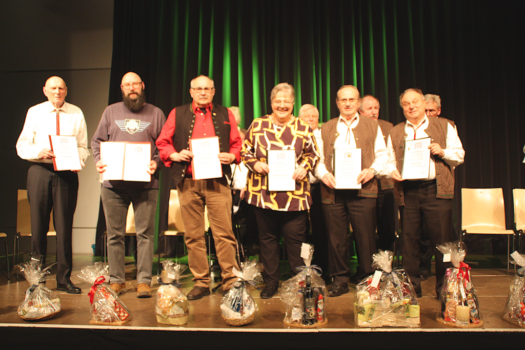 Gruppenbild langjähriger Mitglieder