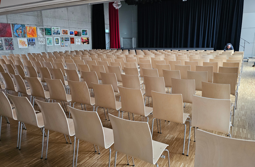 Saal vor dem Aufbau